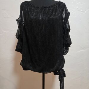 Vince Camuto Black Shimmer Blouse